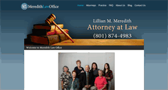 Desktop Screenshot of meredithlawoffice.com