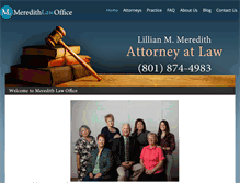 Tablet Screenshot of meredithlawoffice.com